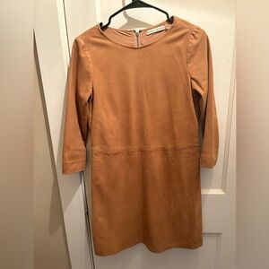 Alice + Olivia Tan Suade Dress